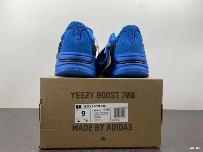 ADIDAS BLUE HI-RES YEEZY BOOST HP6674 700 0731